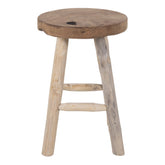 Jackson - Tabouret Badia en teck - Bois de teck - 40x40x45 cm